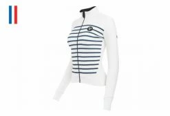 Maillot Manches Longues Femme LeBram Ventoux Blanc Coupe Ajustée