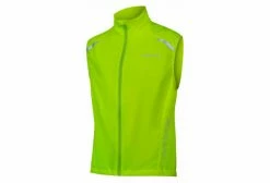 Veste Coupe-Vent Déperlant Sans Manches Endura Hummvee Jaune Fluo