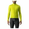 Maillot Manches Longues Castelli Pro Thermal Vert Chartreuse