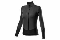 Veste Femme Castelli Beta RoS Gris Foncé/Noir
