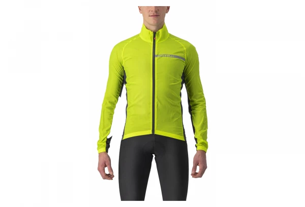 Veste Castelli Squadra Stretch Lime Jaune / Gris Foncé 3 Veste Castelli Squadra Stretch Lime Jaune / Gris Foncé
