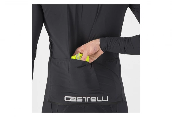 Veste Castelli Squadra Stretch Lime Jaune / Gris Foncé 8 Veste Castelli Squadra Stretch Lime Jaune / Gris Foncé – Image 6