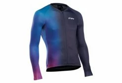 Maillot Manches Longues Northwave Blade Noir/Iridescent