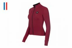 Maillot Manches Longues Femme LeBram Allos Bordeaux Coupe Ajustée