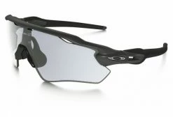 OAKLEY Lunettes RADAR EV PATH PHOTOCHROMIC Black/Clear Black Iridium Réf OO9208-13 Argent / Rose