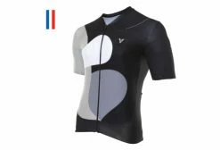 Maillot Manches Courtes LeBram Testanier Pelforth Coupe Ajustée Bleu / Blanc -Cyclisme Triathlon Soldes Magasin unnamed file 1584