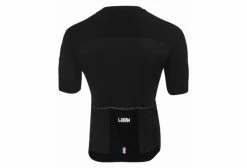 Maillot Manches Courtes LeBram Allos Noir Coupe Ajustée -Cyclisme Triathlon Soldes Magasin unnamed file 1589