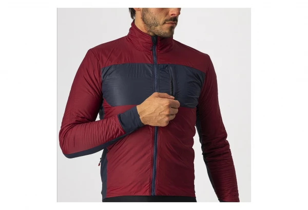 Veste Castelli Unlimited Puffy Bordeaux/Bleu 5 Veste Castelli Unlimited Puffy Bordeaux/Bleu – Image 3