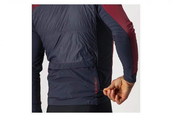 Veste Castelli Unlimited Puffy Bordeaux/Bleu 8 Veste Castelli Unlimited Puffy Bordeaux/Bleu – Image 6
