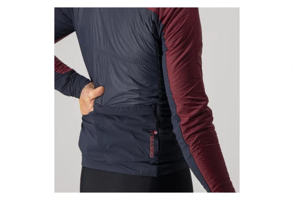 Veste Castelli Unlimited Puffy Bordeaux/Bleu 9 Veste Castelli Unlimited Puffy Bordeaux/Bleu – Image 7