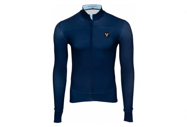 Maillot Manches Longues LeBram Croix Fry Bleu Coupe Ajustée 4 Maillot Manches Longues LeBram Croix Fry Bleu Coupe Ajustée – Image 2