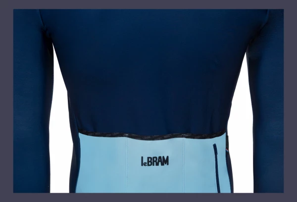 Maillot Manches Longues LeBram Croix Fry Bleu Coupe Ajustée 7 Maillot Manches Longues LeBram Croix Fry Bleu Coupe Ajustée – Image 5