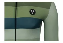 Maillot Manches Longues LeBram Izoard Vert Coupe Ajustée Bleu / Gris -Cyclisme Triathlon Soldes Magasin unnamed file 1659