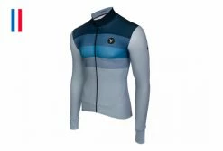 Maillot Manches Longues LeBram Izoard Vert Coupe Ajustée Bleu / Gris -Cyclisme Triathlon Soldes Magasin unnamed file 1663