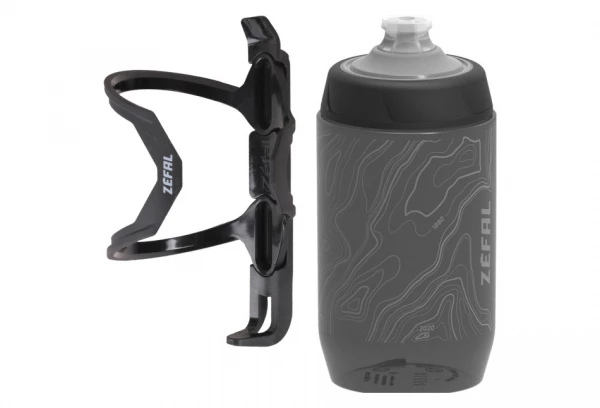 Zefal Porte-Bidon Pulse Z2 Avec Bidon Sense Pro 50 Noir / Gris 3 Zefal Porte-Bidon Pulse Z2 Avec Bidon Sense Pro 50 Noir / Gris