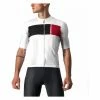 Maillot Manches Courtes Castelli Prologo 7 Blanc