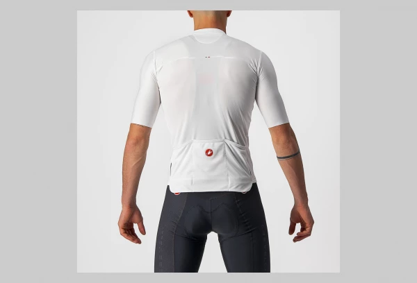 Maillot Manches Courtes Castelli Prologo 7 Blanc 4 Maillot Manches Courtes Castelli Prologo 7 Blanc – Image 2