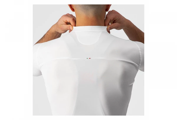 Maillot Manches Courtes Castelli Prologo 7 Blanc 5 Maillot Manches Courtes Castelli Prologo 7 Blanc – Image 3