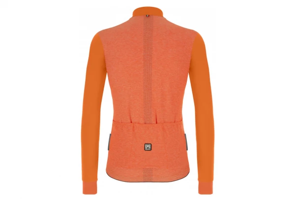 Maillot Manches Longues Santini Colore Puro Orange 4 Maillot Manches Longues Santini Colore Puro Orange – Image 2