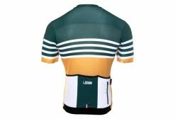 Maillot Manches Courtes LeBram Tourmalet Jaune Coupe Ajustée Gris -Cyclisme Triathlon Soldes Magasin unnamed file 2092