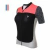 Maillot Manches Courtes Femme Lebram Aspin Noir / Rose Coupe Ajustée -Cyclisme Triathlon Soldes Magasin unnamed file 2123