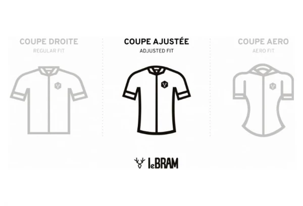 Maillot Manches Courtes Femme Lebram Aspin Noir / Rose Coupe Ajustée 7 Maillot Manches Courtes Femme Lebram Aspin Noir / Rose Coupe Ajustée – Image 5