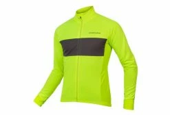 Maillot Manches Longues Endura FS260-Pro Jetstream Jaune