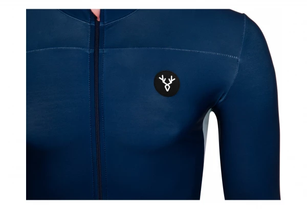 Maillot Manches Longues LeBram Bonette Bleu Coupe Ajustée Bleu / Rose 6 Maillot Manches Longues LeBram Bonette Bleu Coupe Ajustée Bleu / Rose – Image 4