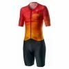 Combinaison Trifonction Castelli PR Speed Rouge Fiery -Cyclisme Triathlon Soldes Magasin unnamed file 2245