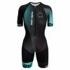 Combinaison Trifonction Manches Courtes Femme Santini X IronMan Ikaika Vert/Noir Noir / Vert -Cyclisme Triathlon Soldes Magasin unnamed file 2329