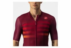 Maillot Manches Courtes Castelli Endurance Pro Rouge Bordeaux -Cyclisme Triathlon Soldes Magasin unnamed file 2402