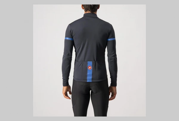 Maillot Castelli Fondo 2 Noir / Bleu Reflex 4 Maillot Castelli Fondo 2 Noir / Bleu Reflex – Image 2