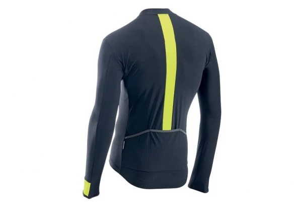 Maillot Manches Longues Northwave Fahrenheit Noir Jaune Fluo 4 Maillot Manches Longues Northwave Fahrenheit Noir Jaune Fluo – Image 2