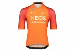 Cyclisme Triathlon Soldes Magasin 2 Maillot Manches Courtes Bioracer Ineos Grenadiers Icon Orange