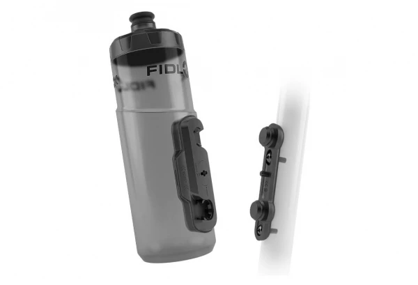 Bidon Fidlock Twist 600 Ml Fumé + Fixation Bike Base 2 Bidon Fidlock Twist 600 Ml Fumé + Fixation Bike Base