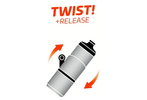 Bidon Fidlock Twist 600 Ml Fumé + Fixation Bike Base 4 Bidon Fidlock Twist 600 Ml Fumé + Fixation Bike Base – Image 3