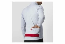 Maillot Castelli Puro 3 Fz Gris Clair / Rouge Reflex -Cyclisme Triathlon Soldes Magasin unnamed file 428