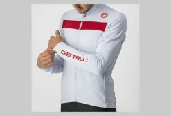 Maillot Castelli Puro 3 Fz Gris Clair / Rouge Reflex -Cyclisme Triathlon Soldes Magasin unnamed file 430
