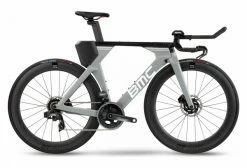 Vélo De Triathlon BMC Timemachine 01 Disc One Sram Force ETap AXS 12V 700 Mm Gris Airforce 2022