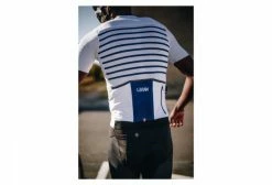 Maillot Manches Courtes LeBram Ventoux Blanc Bleu Coupe Ajustée -Cyclisme Triathlon Soldes Magasin unnamed file 617