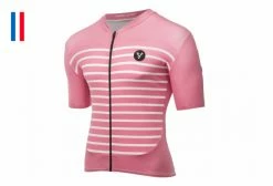 Maillot Manches Courtes LeBram Ventoux Blanc Bleu Coupe Ajustée -Cyclisme Triathlon Soldes Magasin unnamed file 622