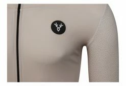 Maillot Manches Longues LeBram Soulor Sable Coupe Ajustée Beige -Cyclisme Triathlon Soldes Magasin unnamed file 722