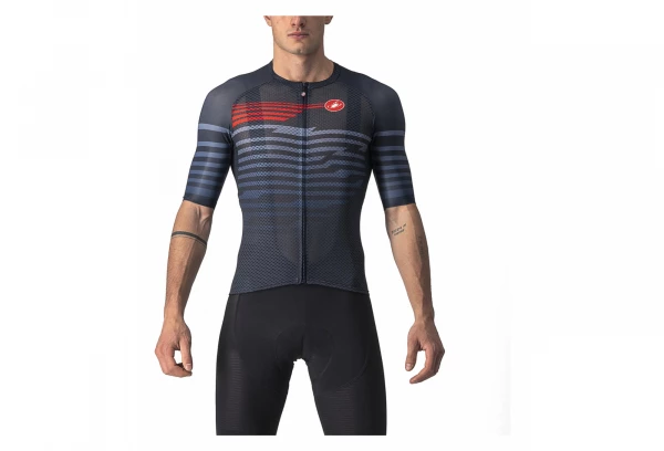 Maillot Manches Courtes Castelli Climber's 3.0 SL Bleu / Rouge 3 Maillot Manches Courtes Castelli Climber's 3.0 SL Bleu / Rouge