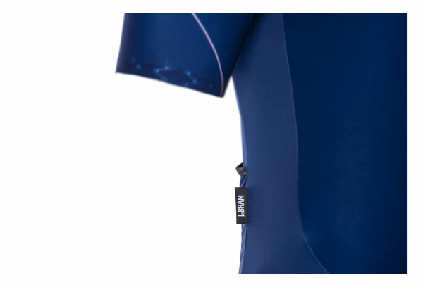 Maillot Manches Courtes LeBram Roseland Bleu Coupe Ajustée 9 Maillot Manches Courtes LeBram Roseland Bleu Coupe Ajustée – Image 7