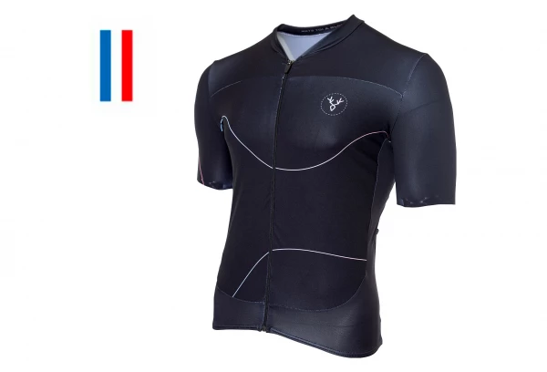 Maillot Manches Courtes LeBram Roseland Bleu Coupe Ajustée 12 Maillot Manches Courtes LeBram Roseland Bleu Coupe Ajustée – Image 10