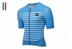 Maillot Manches Courtes LeBram Ventoux Marine Coupe Ajustée Jaune -Cyclisme Triathlon Soldes Magasin unnamed file 832