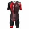 Combinaison Trifonction Manches Courtes Santini X IronMan Ikaika Noir/Rouge Noir / Rouge -Cyclisme Triathlon Soldes Magasin unnamed file 839