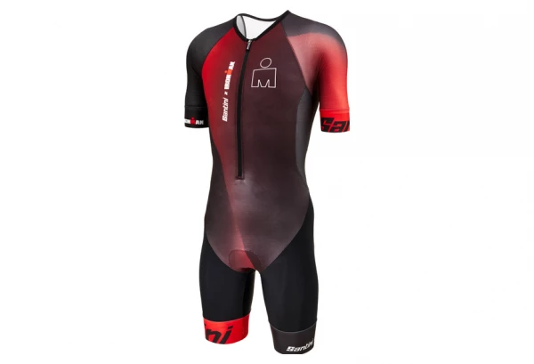 Combinaison Trifonction Manches Courtes Santini X IronMan Ikaika Noir/Rouge Noir / Rouge 4 Combinaison Trifonction Manches Courtes Santini X IronMan Ikaika Noir/Rouge Noir / Rouge – Image 2
