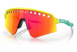 Lunettes Oakley Sutro Lite Sweep Tennis Ball Yellow / Prizm Ruby / Ref. OO9465-0639 Or / Noir