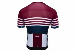 Maillot Manches Courtes LeBram Tourmalet Bleu Coupe Ajustée Rouge / Bleu -Cyclisme Triathlon Soldes Magasin unnamed file 996